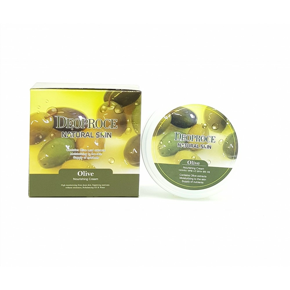 Deoproce Питательный крем для лица и тела Natural Skin Olive Nourishing Cream, 100 гр.