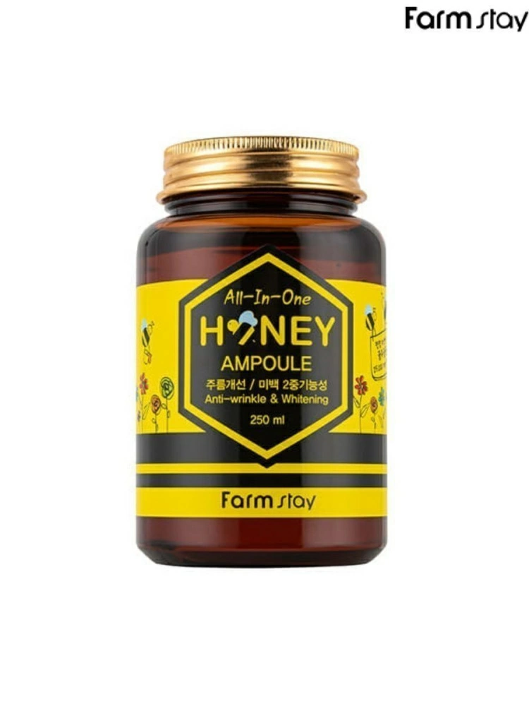 FarmStay Многофункциональная ампульная сыворотка All In One Honey Ampoule с медом, 250 мл.