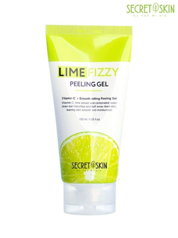 Secret Skin Пилинг-гель для лица Lime Fizzy Peeling Gel, 120 мл.