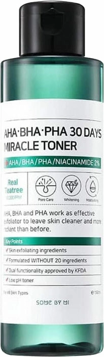 Some By Mi Тонер для лица SOME BY MI AHA.BHA.PHA 30 Days Miracle Toner с AHA и BHA кислотами, 150 мл.