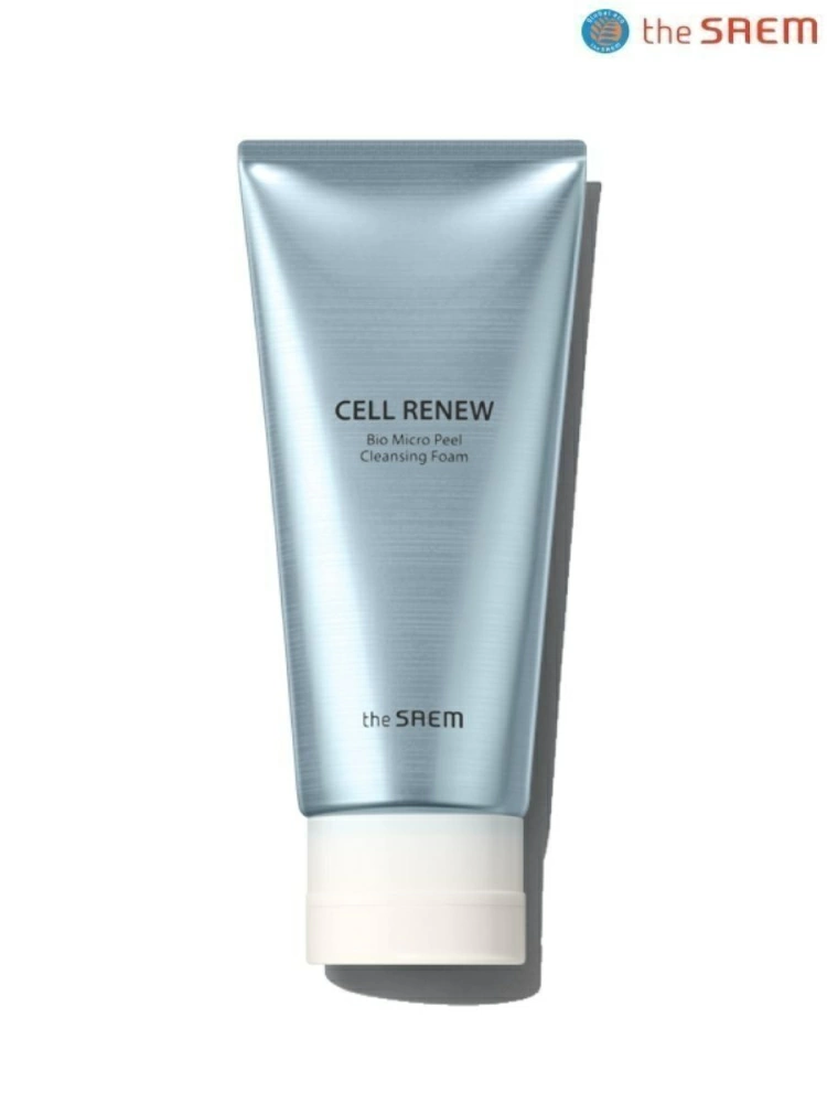 The Saem Пенка для умывания Cell Renew Bio Micro Peel Cleansing Foam, 170 мл.