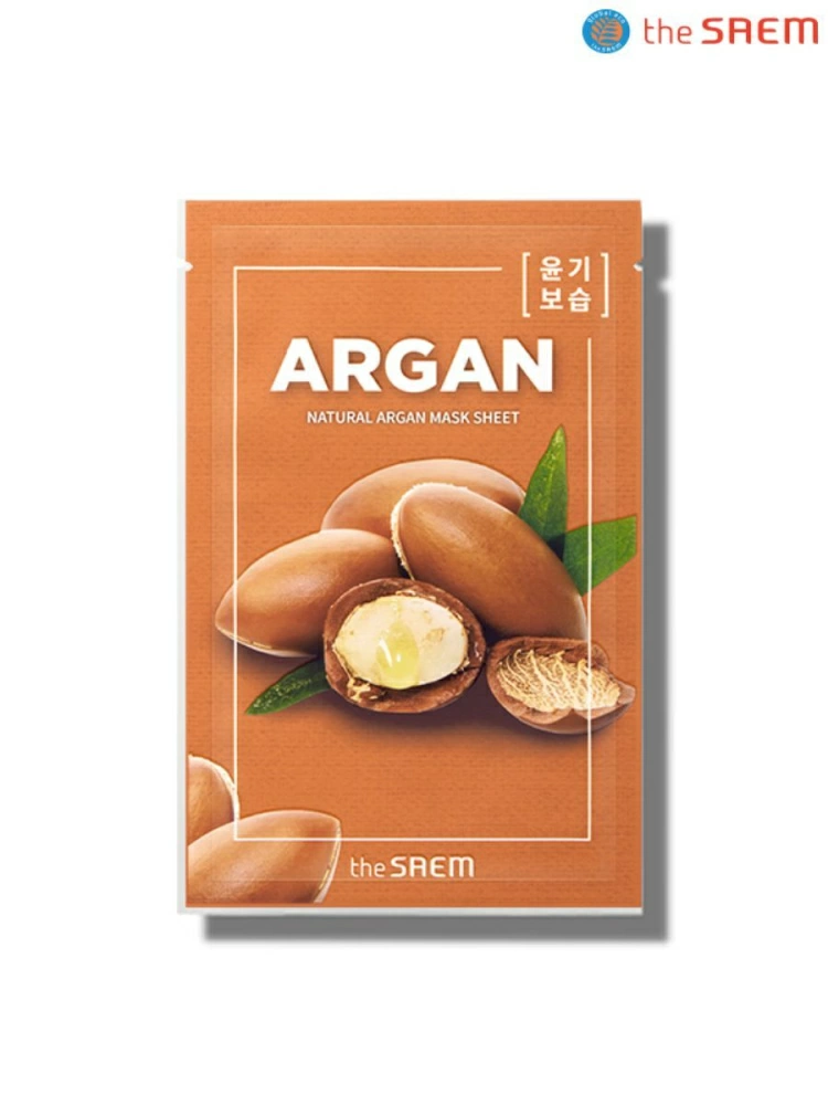 The Saem Тканевая маска Natural Argan Mask Sheet, 21 мл.