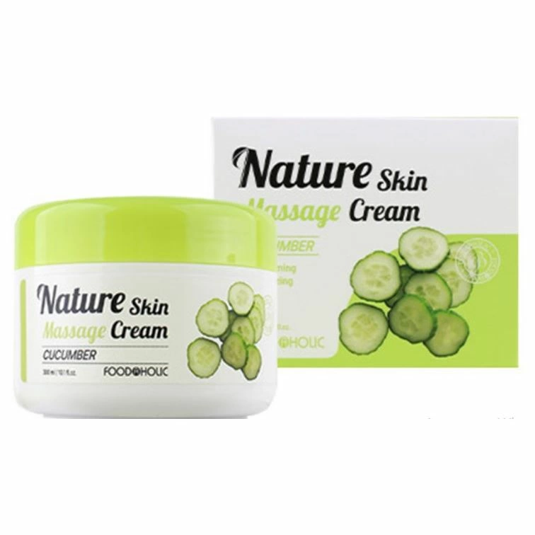 Foodaholic NATURE SKIN MASSAGE CREAM – CUCUMBER Массажный крем для лица с экстрактом огурца