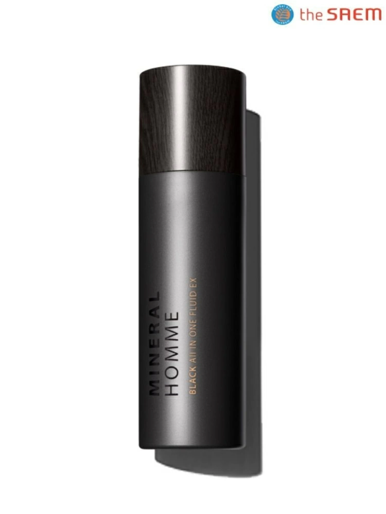 The Saem Эссенция Mineral Homme Black All In One Fluid EX