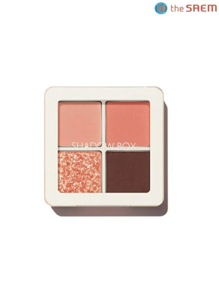 The Saem Тени Saemmul Shadow Box 03 Peach Day, 4 шт. по 0,9 гр.