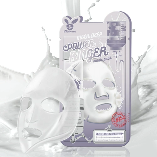 Elizavecca Тканевая маска для лица Milk Deep Power Ringer Mask Pack, 23 мл.