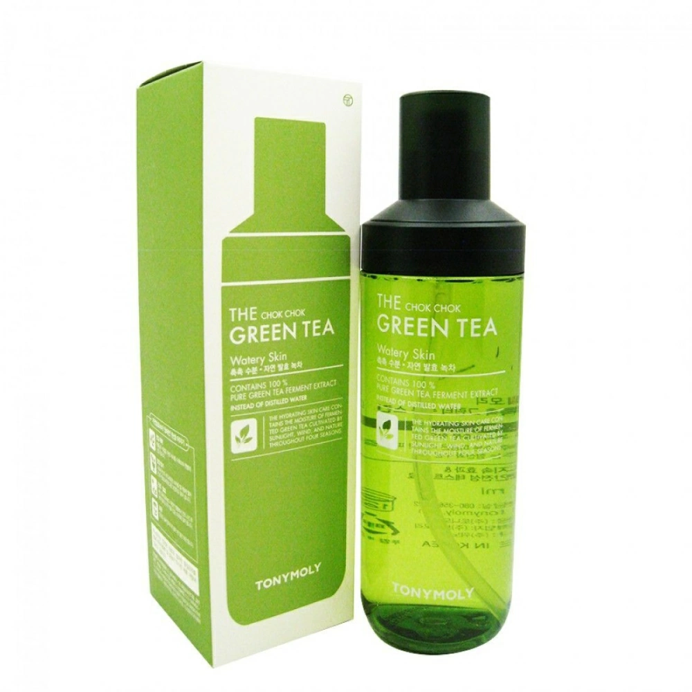 Tonymoly Тонер для лица The Chok Chok Green Tea Watery Skin с экстрактом зелёного чая, 180 мл.