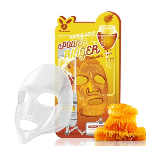 Elizavecca Тканевая маска для лица Honey Deep Power Ringer Mask Pack, 23 мл.