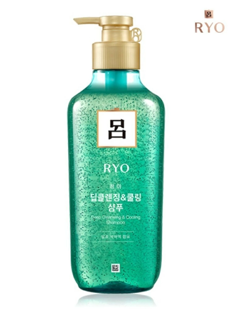 RYO Шампунь для волос и глубокого очищения кожи головы Deep Cleansing & Cooling Shampoo, 550 мл.