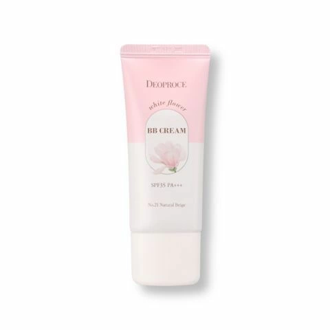 Deoproce White Flower Bb Cream SPF35 PA+++ #23 Солнцезащитный ББ-крем с экстрактами белых цветов 30г