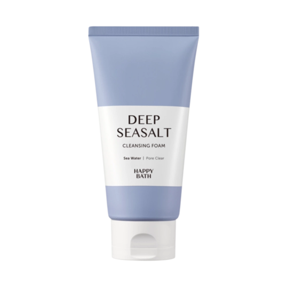 HAPPYBATH Пенка для лица очищающая с морской солью Perfect Deep-See Salt Cleansing Foam, 150 гр.