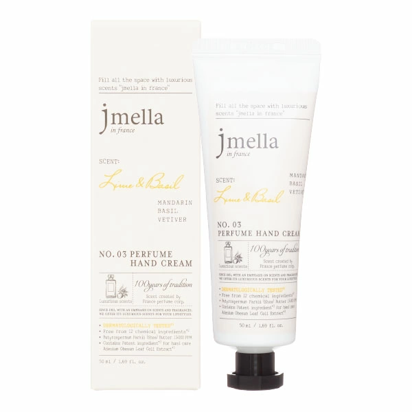 Jmella IN FRANCE LIME & BASIL PERFUME HAND CREAM Крем для рук "Лайм и базилик"