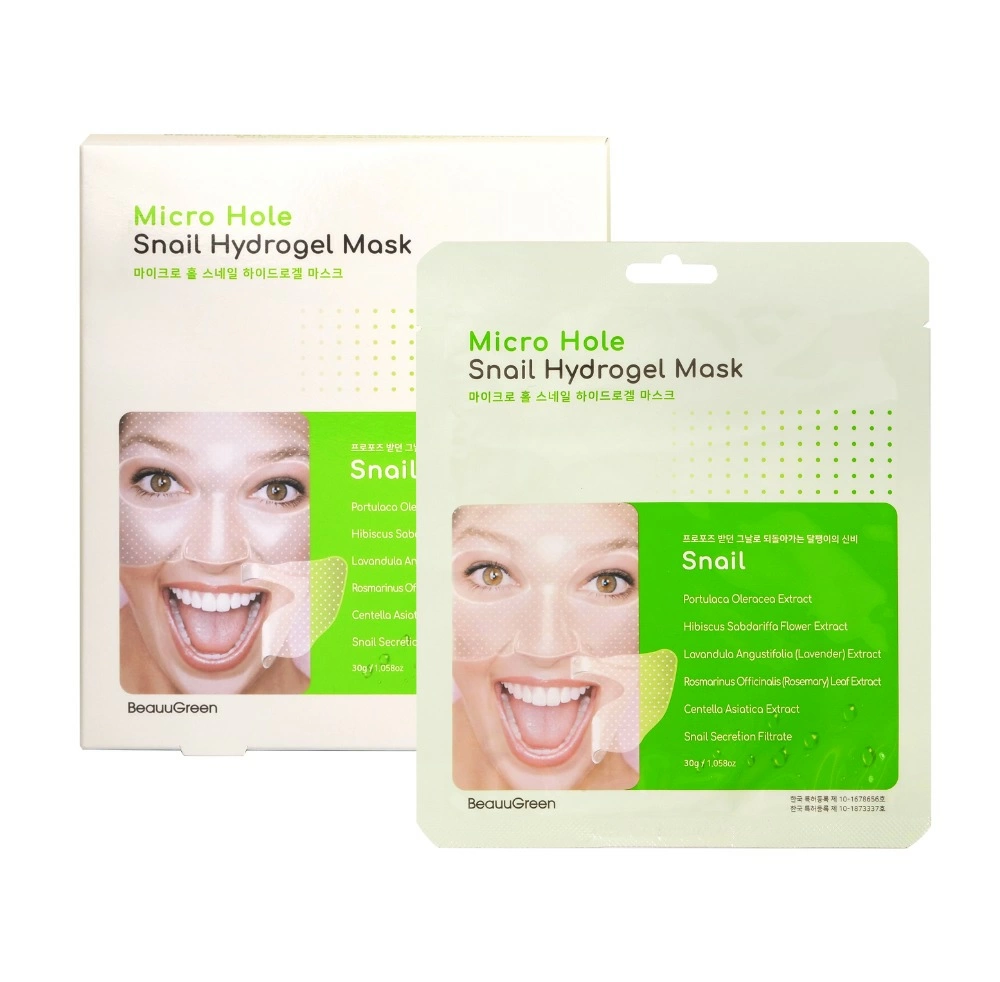 Beauugreen Маска-патч Micro Hole Snail Hydrogel Mask