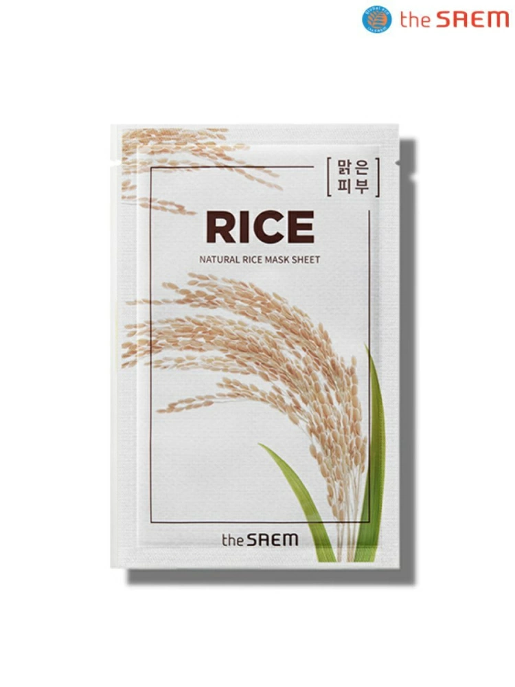 The Saem Тканевая маска Natural Rice Mask Sheet, 21 мл.