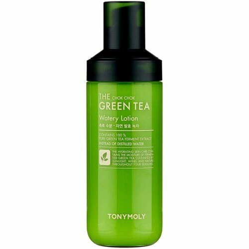 Tonymoly Лосьон для тела The Chok Chok Green Tea Watery Lotion с экстрактом зелёного чая, 160 мл.