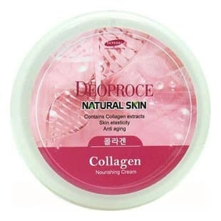 Deoproce Крем для лица и тела Natural Skin Collagen Nourishing Cream с морским коллагеном, 100 гр.