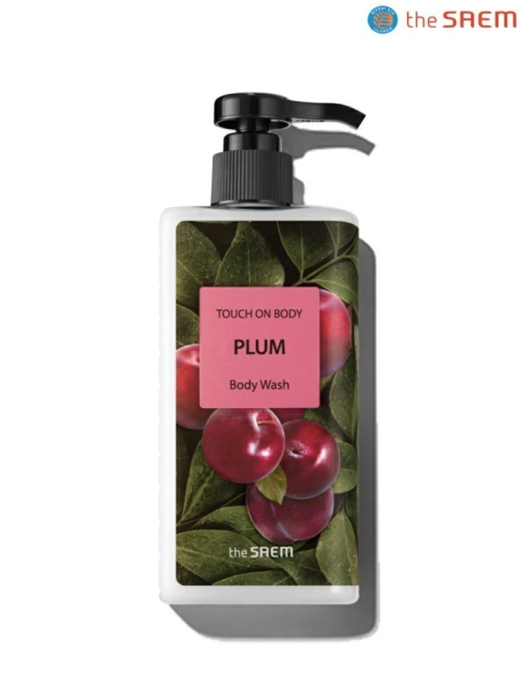 The Saem Гель для душа Touch on Body Body Wash Plum, 300 мл.