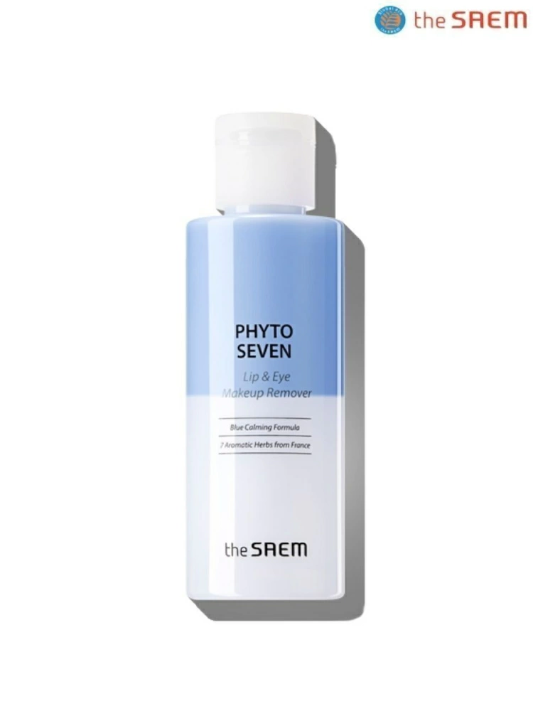 The Saem Средство для снятия макияжа с глаз и губ Phyto Seven Lip & Eye Makeup Remover, 150 мл.