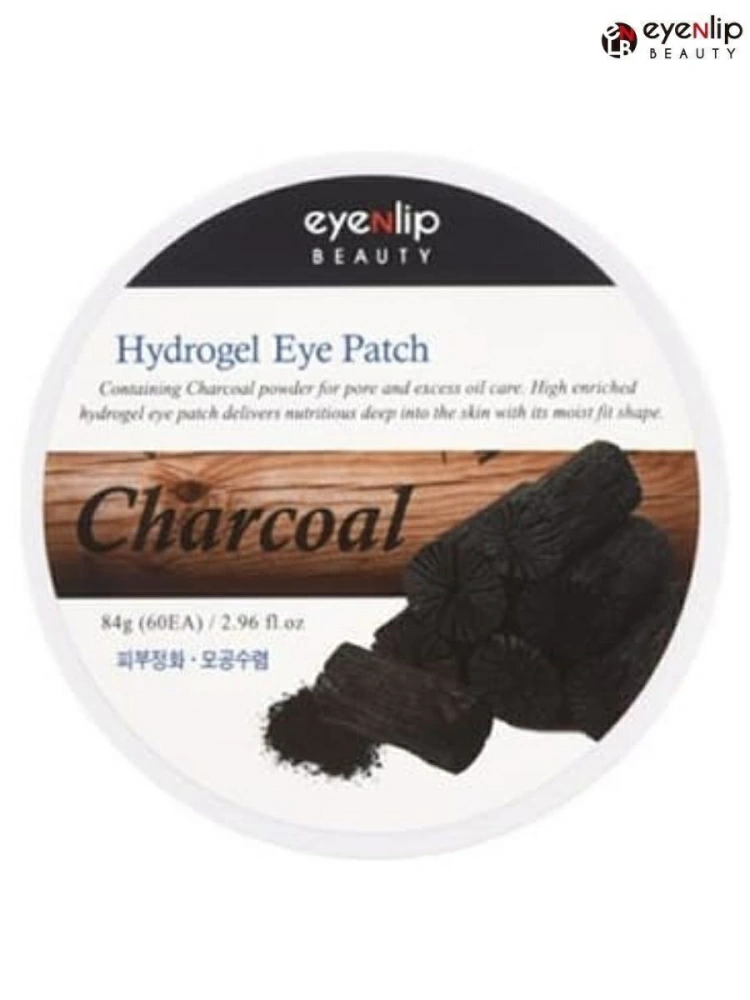 Eyenlip Гидрогелевые патчи для глаз Charcoal Acid Hydrogel Eye Patch, 60 шт.