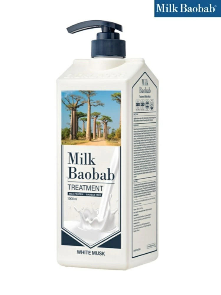 MilkBaobab Бальзам для волос Original Treatment White Musk, 1 л.