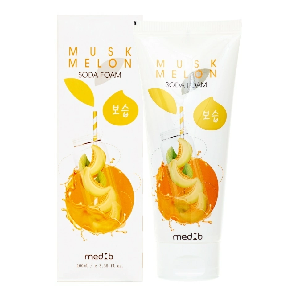 MEDB Muskmelon Soda Foam Пенка для умывания с экстрактом мускусной дыни и содой