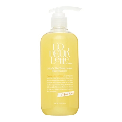 L'ODEURLETTE In England Color Fit The Ylang Garden Hair Shampoo Парфюмированный шампунь для волос C ароматом иланг-иланг и мандарина 500мл