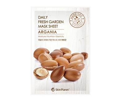 Mijin Тканевая маска для лица Skin Planet Daily Fresh Garden Mask Sheet Argania аргана, 25 гр.