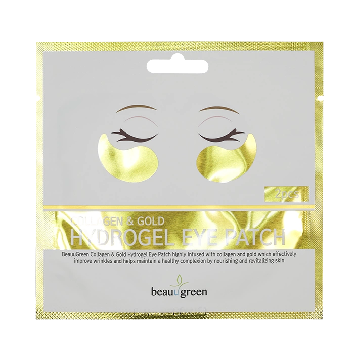 Beauugreen Маски-патчи Collagen & Gold Hydrogel Eye Patch /1pair 4гр