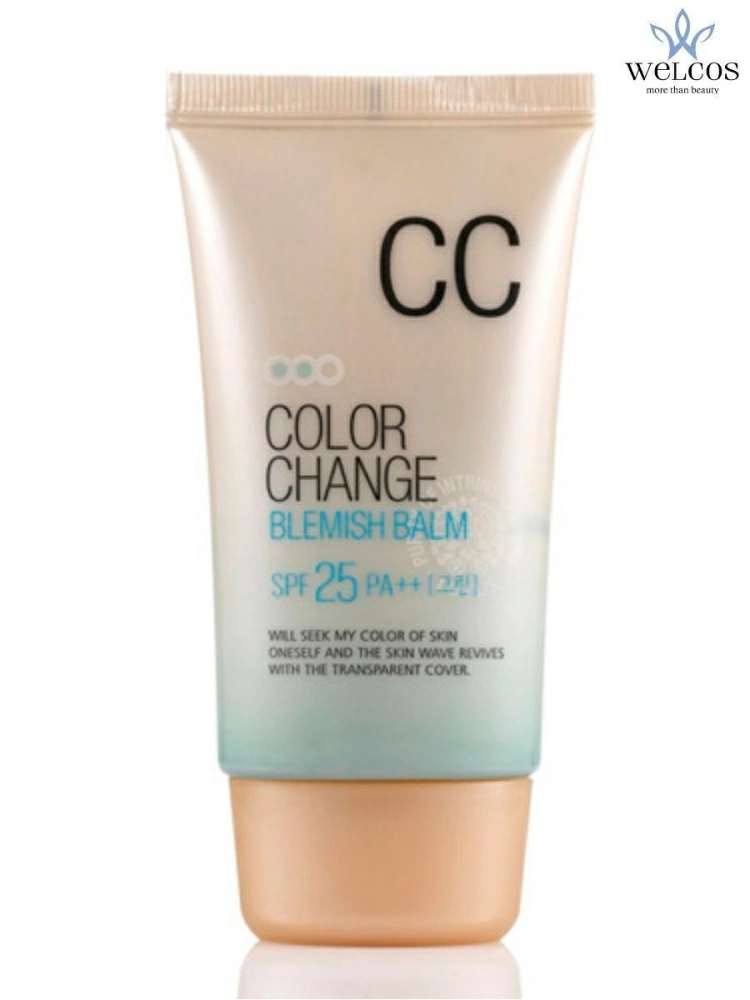 Welcos СС крем Lotus Color Change Blemish Balm SPF25 PA+++, 50 мл.