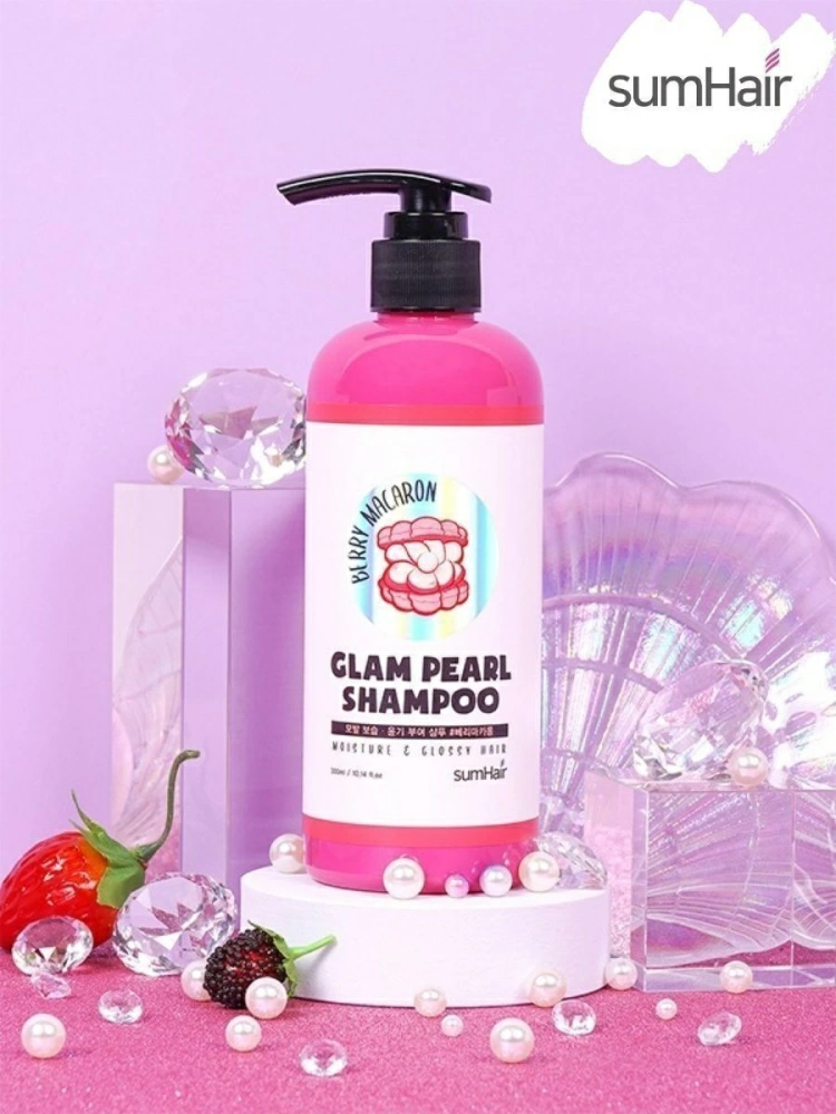 Шампунь SUMHAIR Glam Pearl Shampoo BerryMacaron, 300 мл.