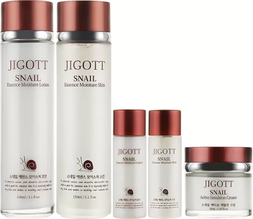 Jigott SET Набор кремов SNAIL ESSENCE MOISTURE SKIN CARE 3SET