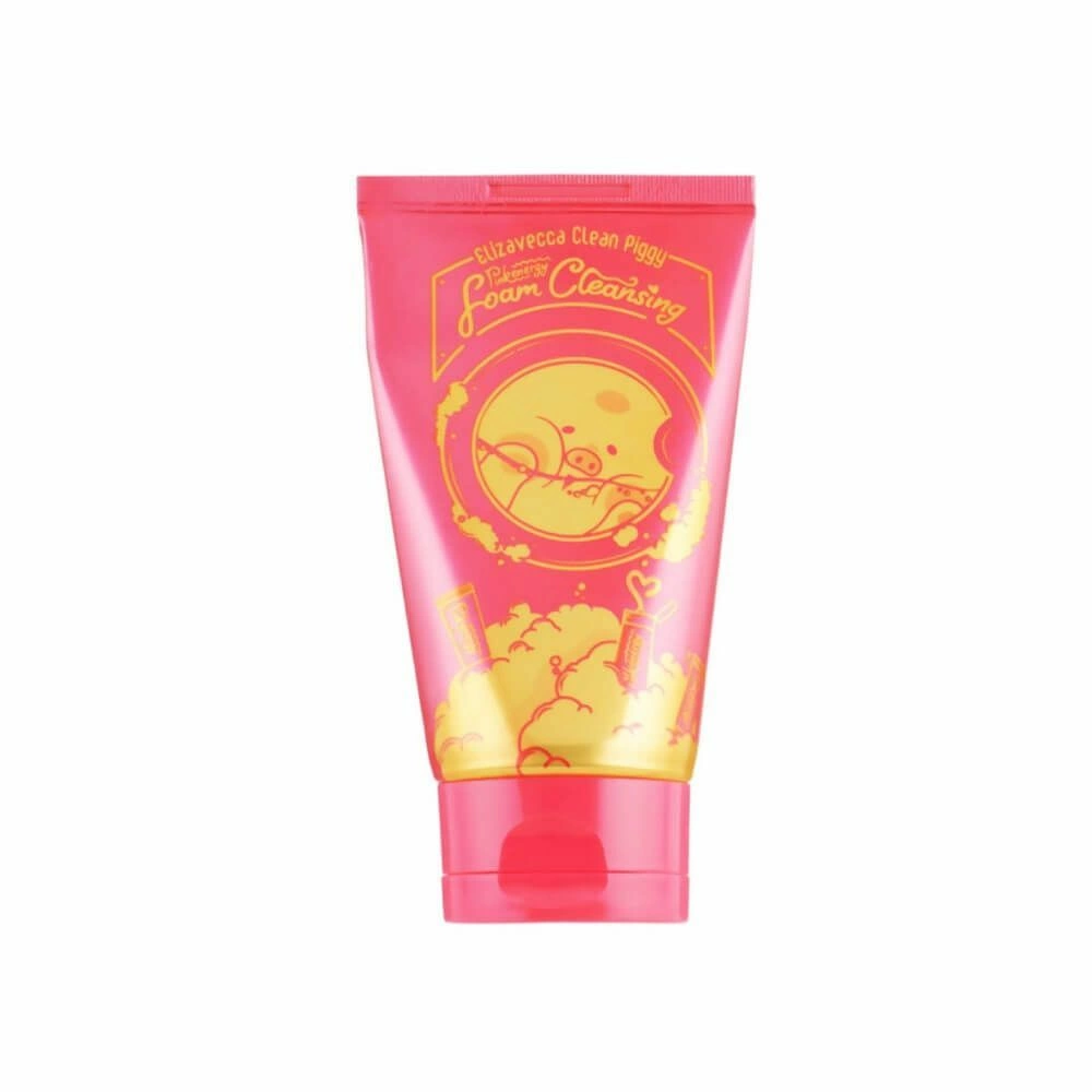 Elizavecca Пенка Clean Piggy Pinkenergy Foam Cleansing, 120 мл.