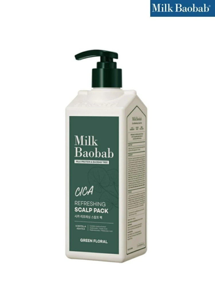 MilkBaobab Маска для волос Cica Refreshing Scalp Pack, 500 мл.