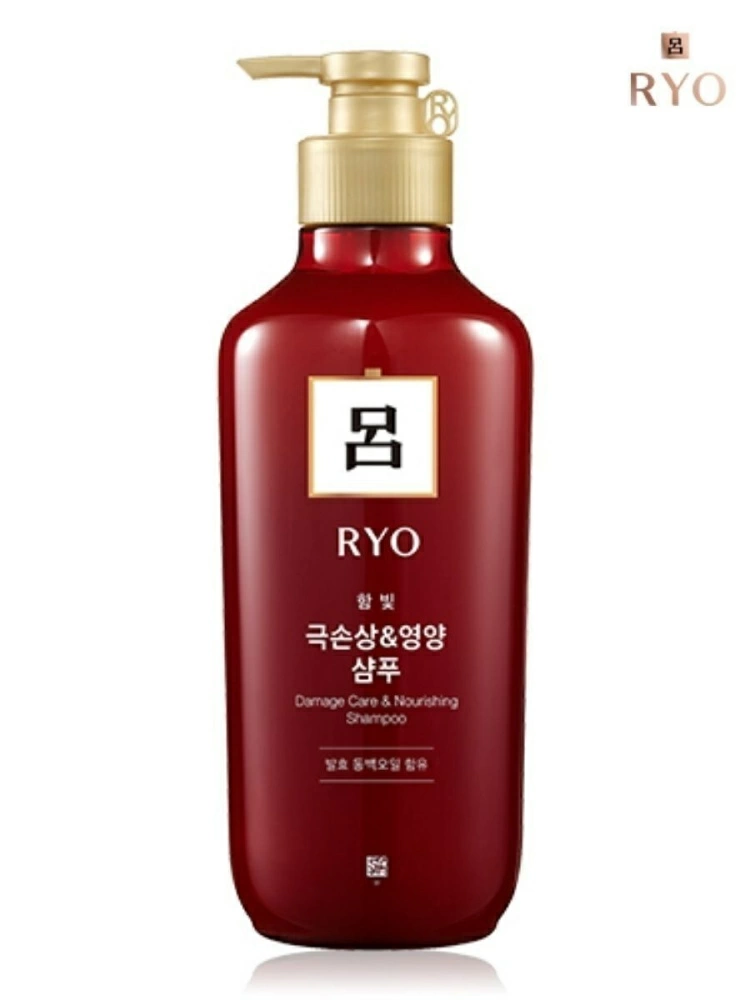 RYO Шампунь для поврежденных волос Damage Care & Nourishing Shampoo, 550 мл.