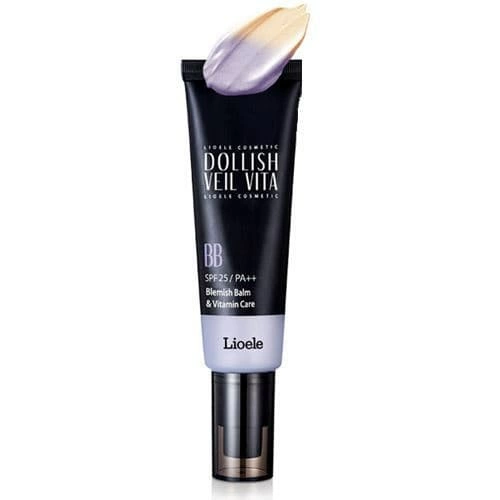 BB крем витаминная вуаль Lioele Dollish Veil Vita BB Gorgeous Purple, 50 мл.