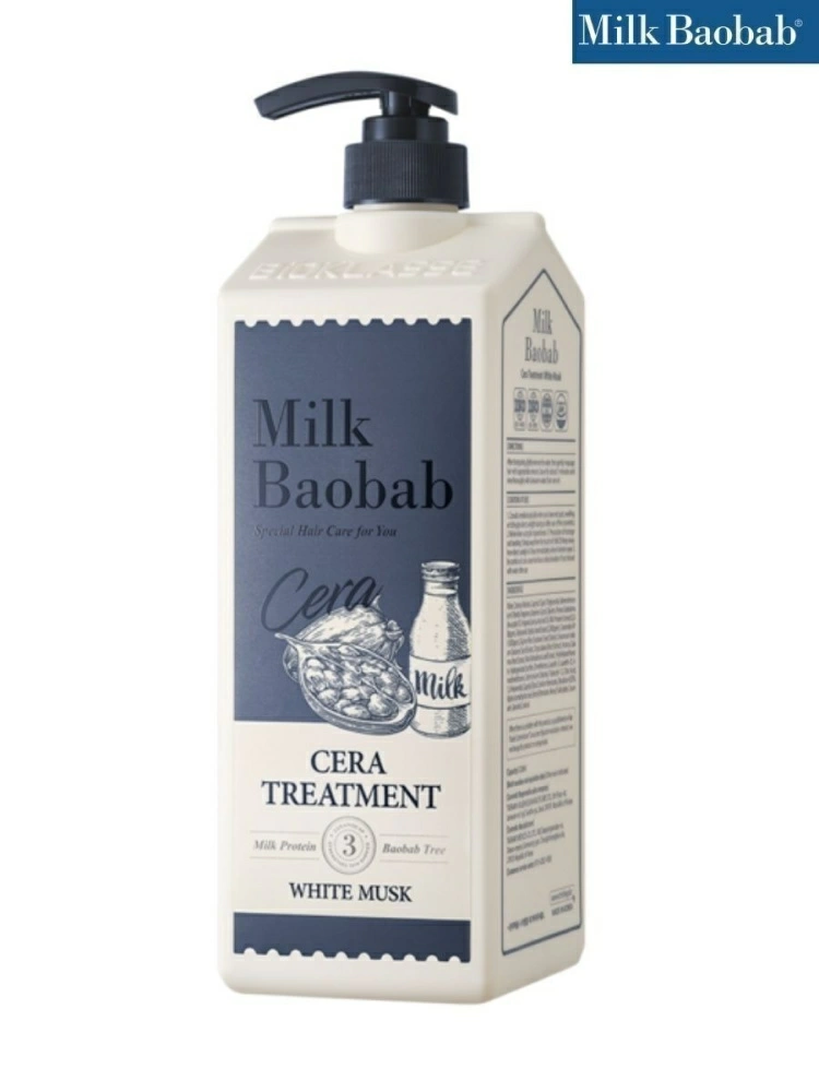 MilkBaobab Бальзам для волос Cera Treatment White Musk, 1,2 л.