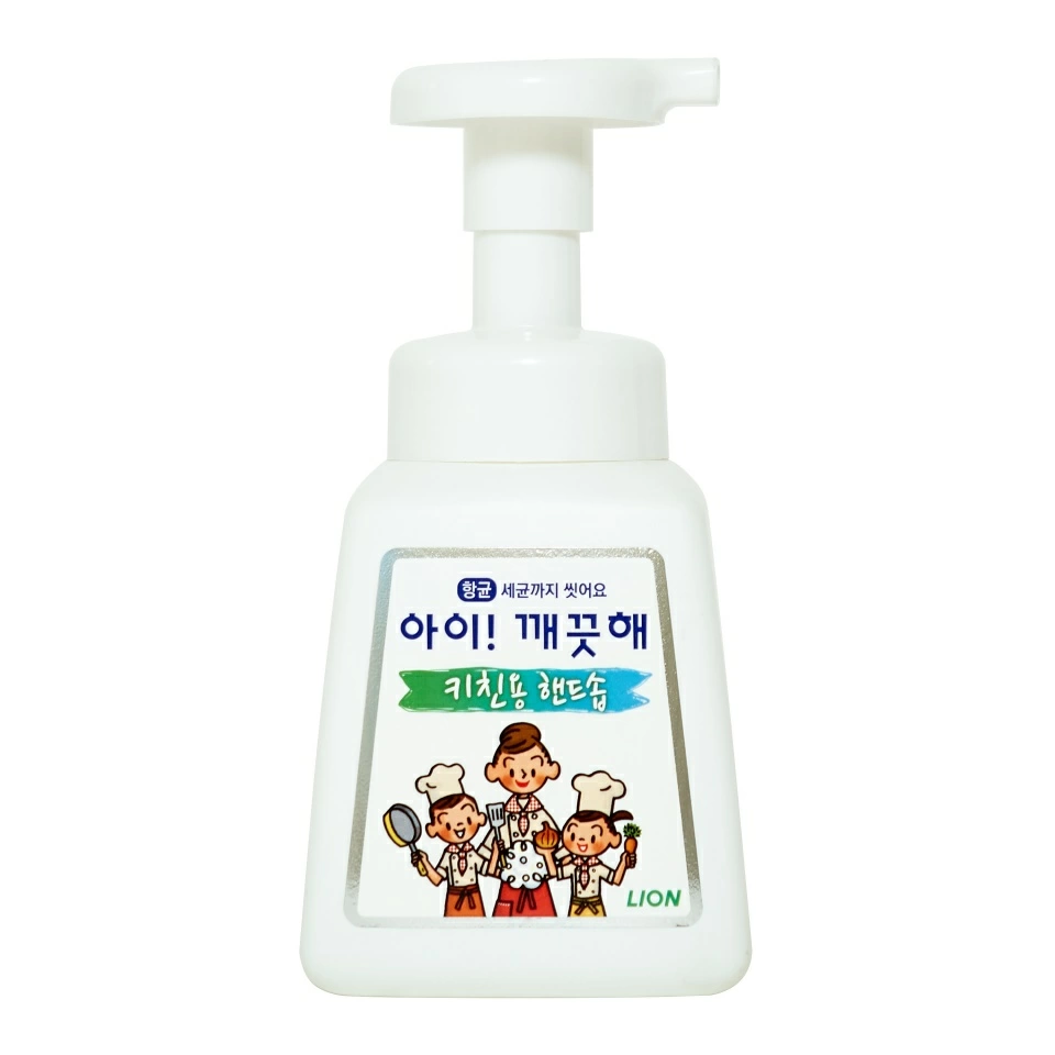 Lion Ai kekute Foam handsoap (kitchen) 250 мл. Жидкое пенное (кухонное) мыло для рук с ароматом мяты