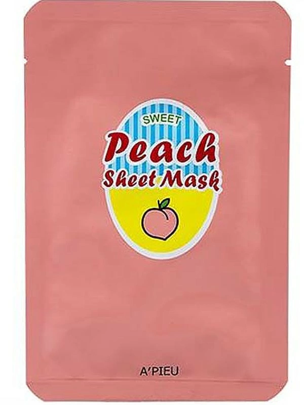 A'PIEU Персиковая маска для лица Peach & Yogurt Sheet Mask