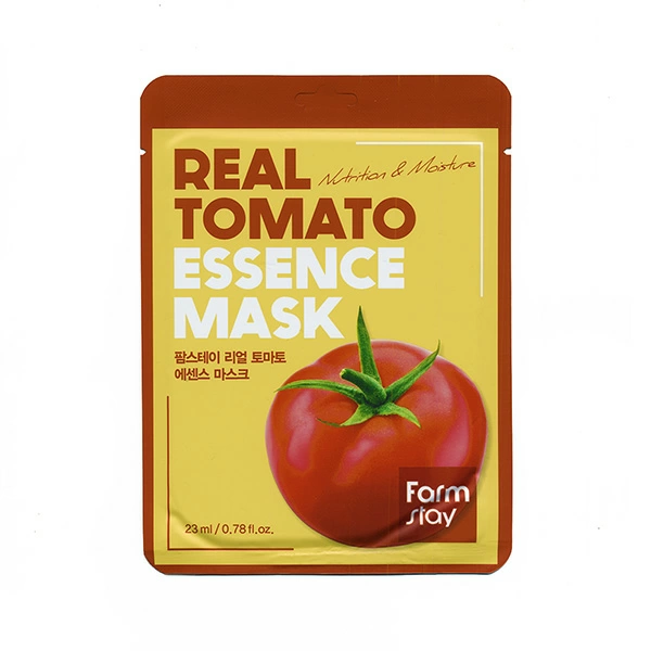 FarmStay Real Tomato Essence Mask Тканевая маска для лица с экстрактом томата