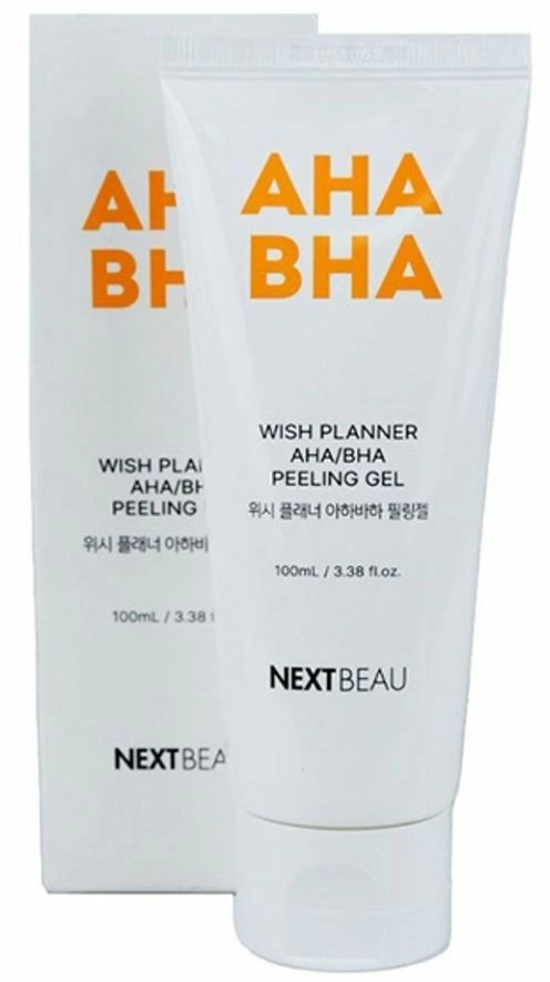 NEXTBEAU Wish Planner AHA/BHA Peeling Gel Отшелушивающий пилинг-гель с AHA/BHA кислотами для проблемной кожи 100мл