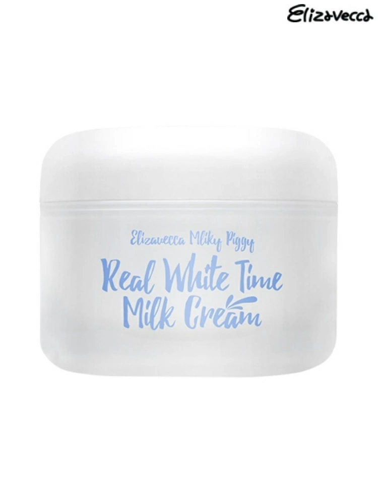 Elizavecca Осветляющий крем для лица и тела Milky Piggy Real White Time Milk Cream, 100 мл.