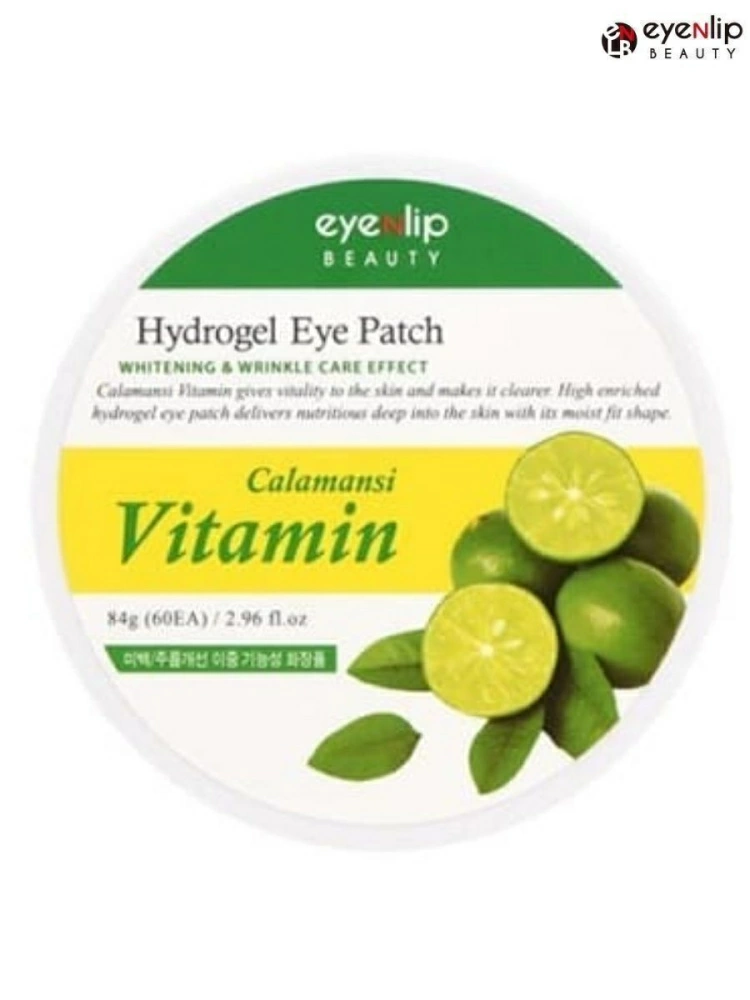 Eyenlip Гидрогелевые патчи для глаз Calamansi Vitamin Hydrogel Eye Patch, 60 шт.