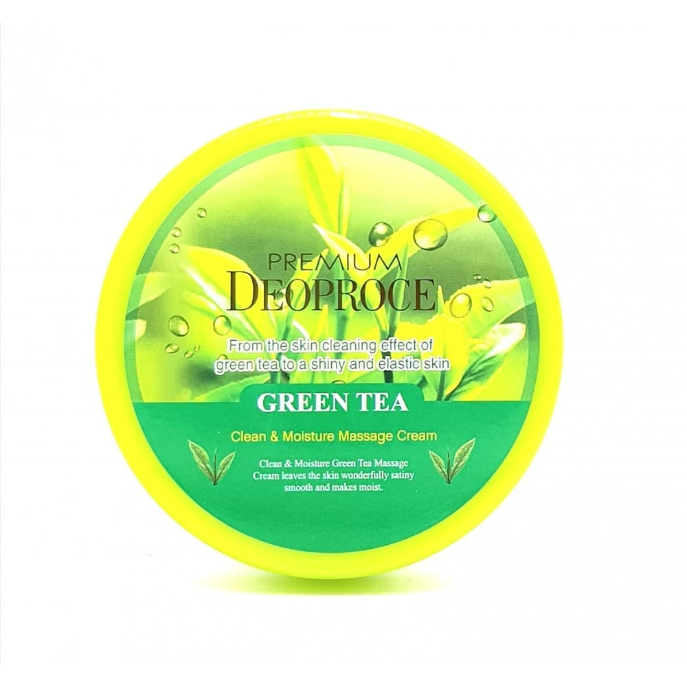 Deoproce Крем массажный Premium Clean & Moisture Green Tea Massage Cream, 300 гр.