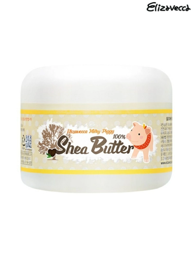 Elizavecca Многофункциональное масло для лица и тела 100% Shea Butter с маслом ши, 88 гр.