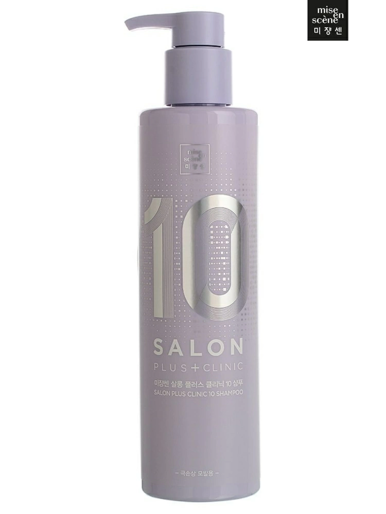 Mise en Scene Шампунь Salon Plus Clinic 10 Shampoo (Extremely Damaged Hair), 500 мл.