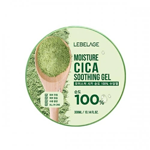 Lebelage Gel Гель для тела успокаивающий с экстрактом центеллы азиатской Lebelage Moisture Cica Purity 100% Soothing Gel 300 мл.