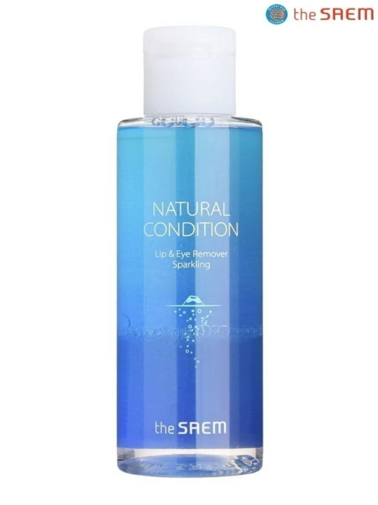 The Saem Средство для снятия макияжа Natural Condition Sparkling Lip & Eye Remover, 155 мл.