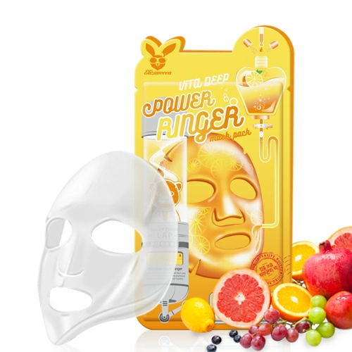 Elizavecca Тканевая маска для лица Vita Deep Power Ringer Mask Pack, 23 мл.