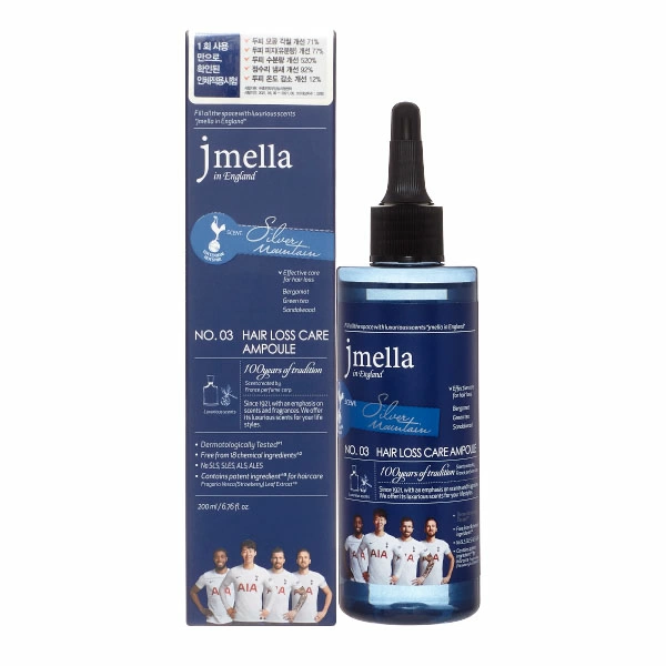 Jmella IN ENGLAND SILVER MOUNTAIN HAIR LOSS CARE AMPOULE Ампульная сыворотка против выпадения волос "Бергамот, зелёный чай, сандаловое дерево"