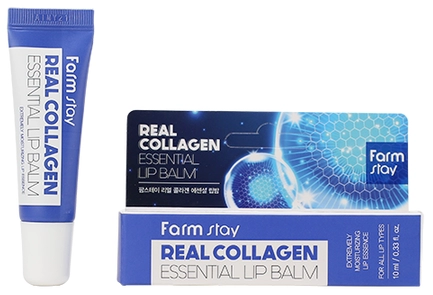FarmStay Бальзам для губ Real Collagen Essential Lip Balm, 10 мл.
